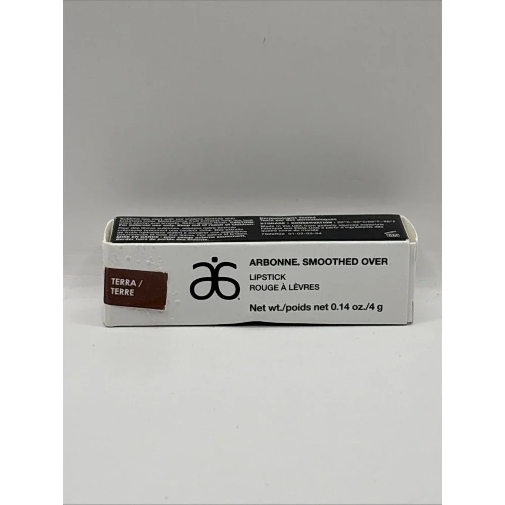 Arbonne Smoothed Over Lipstick Rouge‎ A Levres Shade TERRA, 4.9g NEW IN BOX